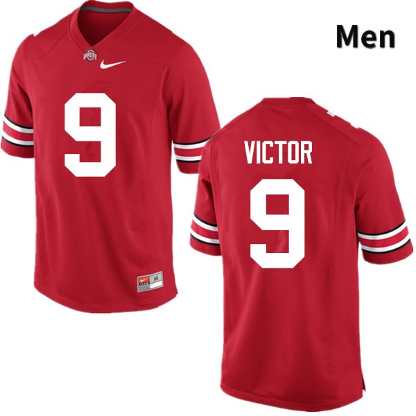 Ohio State Buckeyes Binjimen Victor Men's #9 Red Game Stitched College Football Jersey